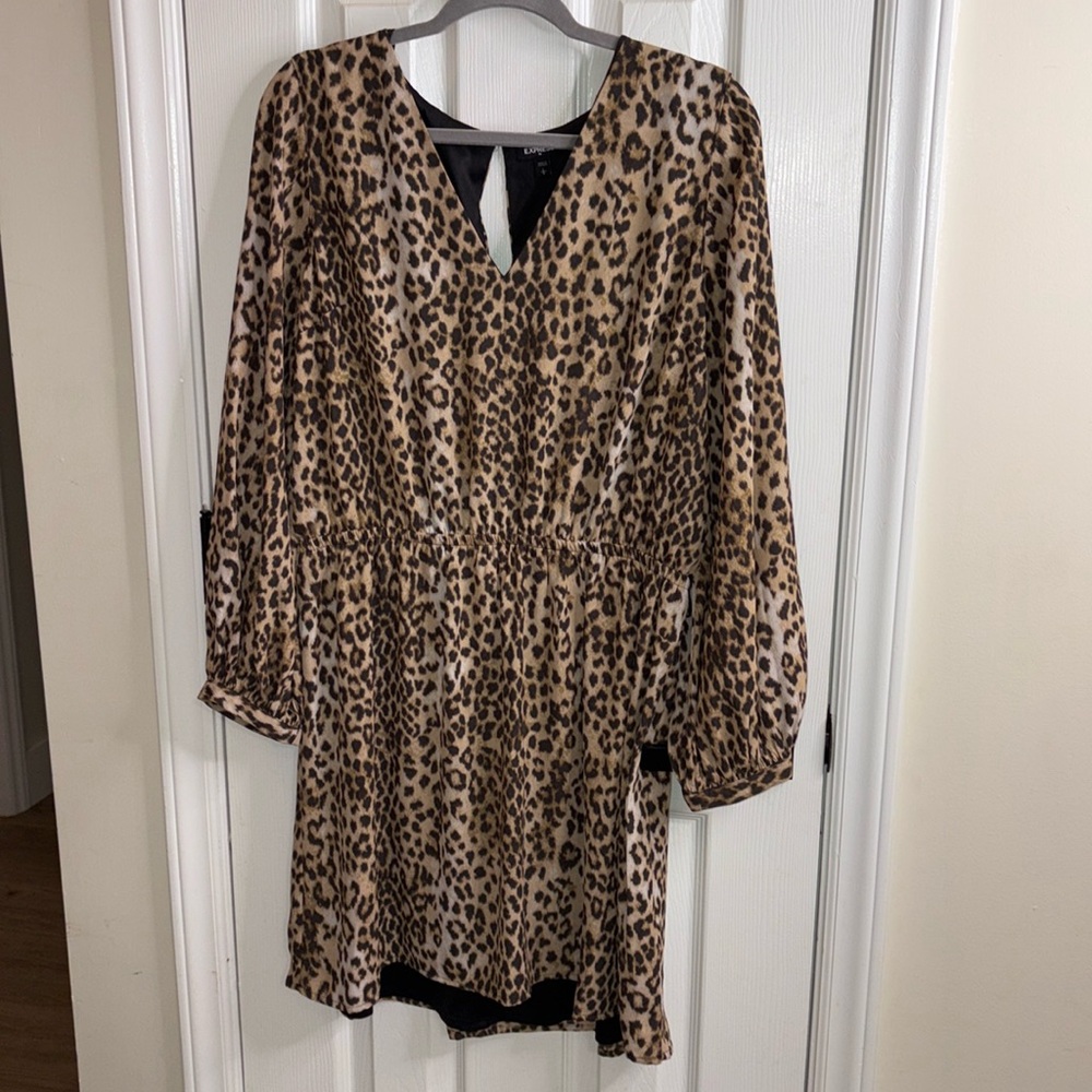 Express Animal Print Dress Sz Large